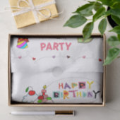 Happy Birthday Tissue Paper FUN Cupcake Tissuepapier (Geschenk)
