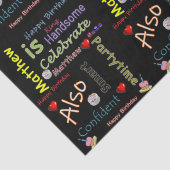 Happy Birthday Tissue Paper Matthew Tissuepapier (Detail)