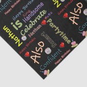 Happy Birthday Tissue Paper Nathan Tissuepapier (Detail)