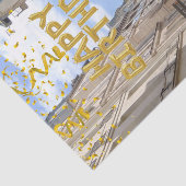 Happy Birthday Tissue Paper Paris Frankrijk Tissuepapier (Detail)