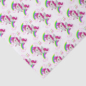 Happy Birthday Tissue Paper Unicorn Tissuepapier (Detail)