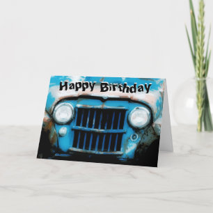 Happy Birthday to Elderly Man Kaart