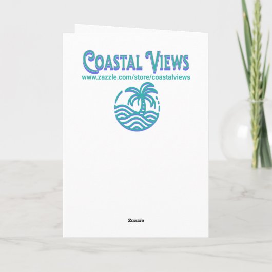 Happy Birthday to my Husband | Kayak Mountains Kaart (Achterkant)