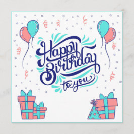 Happy Birthday to You Kaart