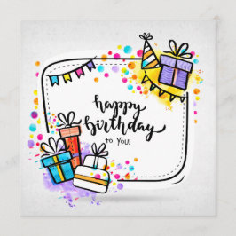 Happy Birthday To You Kaart