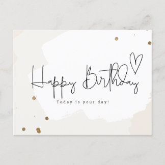Happy Birthday -Today is your day Briefkaart