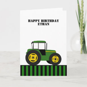 Happy Birthday Tractor Birthday Kaart