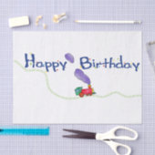 Happy Birthday Train Tissuepapier (Craft)
