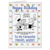 Happy Birthday Travel Agent (Voorkant)