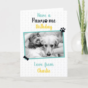 Happy Birthday uit Dog Pawsome Birthday Kaart