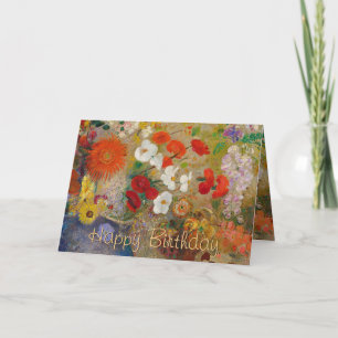 Happy Birthday uit Josephine CC0602 Flower Card Kaart