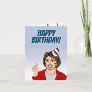 Happy Birthday uit Nancy Pelosi Kaart