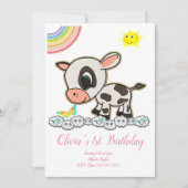 Happy Birthday Uitnodiging (Voorkant)