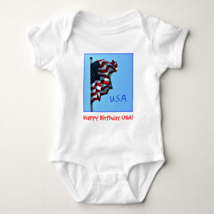 Happy Birthday USA - Baby T-Shirt