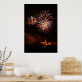 Happy Birthday USA Poster (Keuken)