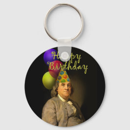 Happy Birthday van Ben Franklin Sleutelhanger