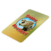 Happy Birthday van het lachende paard Magneet (Linkerzijde)