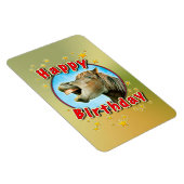 Happy Birthday van het lachende paard Magneet (Rechterzijde)