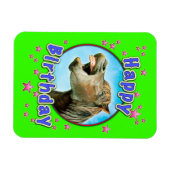 Happy Birthday van het lachende paard Magneet (Horizontaal)