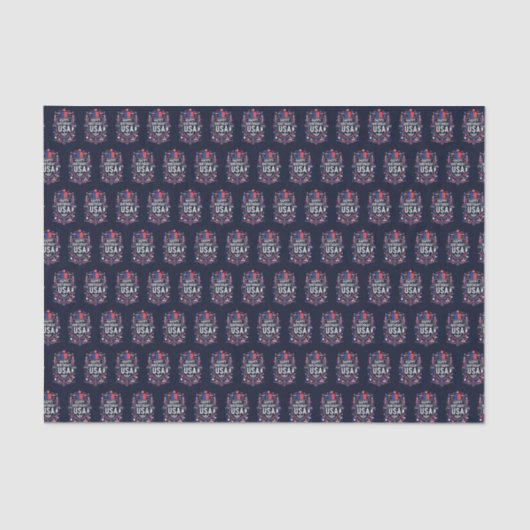 Happy Birthday Verenigde Staten 250 Tissuepapier (Voorkant)