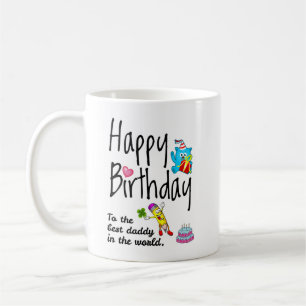 Happy Birthday voor de beste vader ter wereld Koffiemok