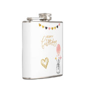 Happy Birthday voor haar Heupfles (Rechts)