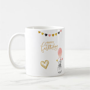 Happy Birthday voor haar Koffiemok