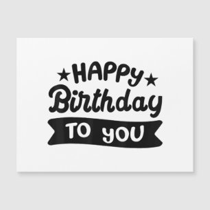Happy Birthday voor jou