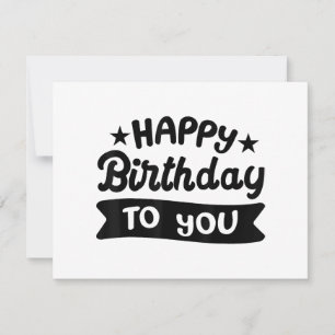 Happy Birthday voor jou Feestdagenkaart