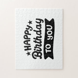 Happy Birthday voor jou Legpuzzel