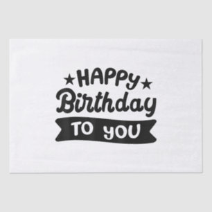 Happy Birthday voor jou Tissuepapier