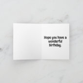 Happy Birthday Waterverf Cake Art Kaart (Binnen)