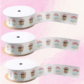 Happy Birthday Waterverf Floral Cake Lint