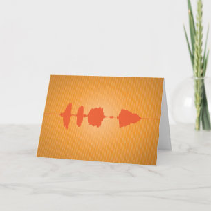 Happy Birthday Waveform Folders Card 3 Kaart
