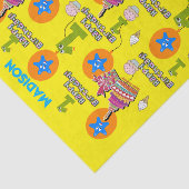 Happy Birthday-weefselpaper #1 Eerste verjaardag Tissuepapier (Detail)