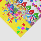 Happy Birthday-weefselpaper Tissuepapier (Detail)