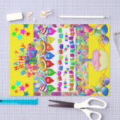 Happy Birthday-weefselpaper Tissuepapier (Craft)