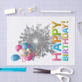 Happy Birthday-weefselpaper Tissuepapier (Craft)