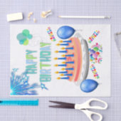 Happy Birthday-weefselpaper Tissuepapier (Craft)