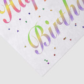 Happy Birthday-weefselpaper Tissuepapier (Detail)