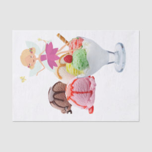 Happy Birthday-weefselpapier — feiale ijskap Tissuepapier