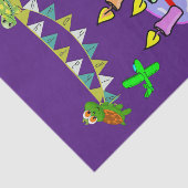 Happy Birthday-weefselschilfers Tissuepapier (Detail)