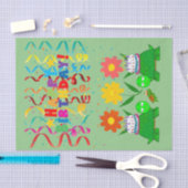 Happy Birthday-weefselschilfers Tissuepapier (Craft)