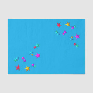 Happy Birthday-weefselsterren Tissuepapier