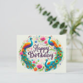 Happy Birthday Wenskaarten Briefkaart (Staand voorkant)