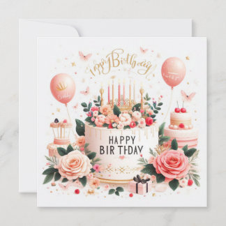Happy Birthday Wenskaarten Kaart