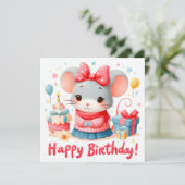 Happy Birthday Wenskaarten Kaart (Staand voorkant)