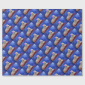 Happy Birthday Westie Cadeaupapier (Vlak)