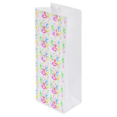 Happy Birthday Wijn Cadeautas (Achterkant Gekanteld)