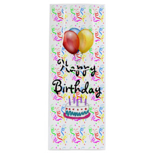 Happy Birthday Wijn Cadeautas